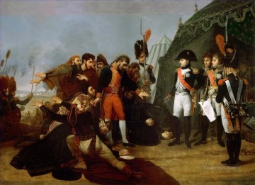 Artworks in 150 Subjects Painting - Napoleon accepts the surrender of Madrid 4 December 1808 Antoine Jean Gros Military War